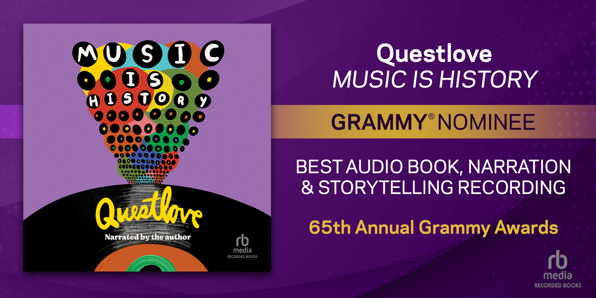 Rbmedia Rbmedia Audiobook By Questlove Lands Grammy Nomination