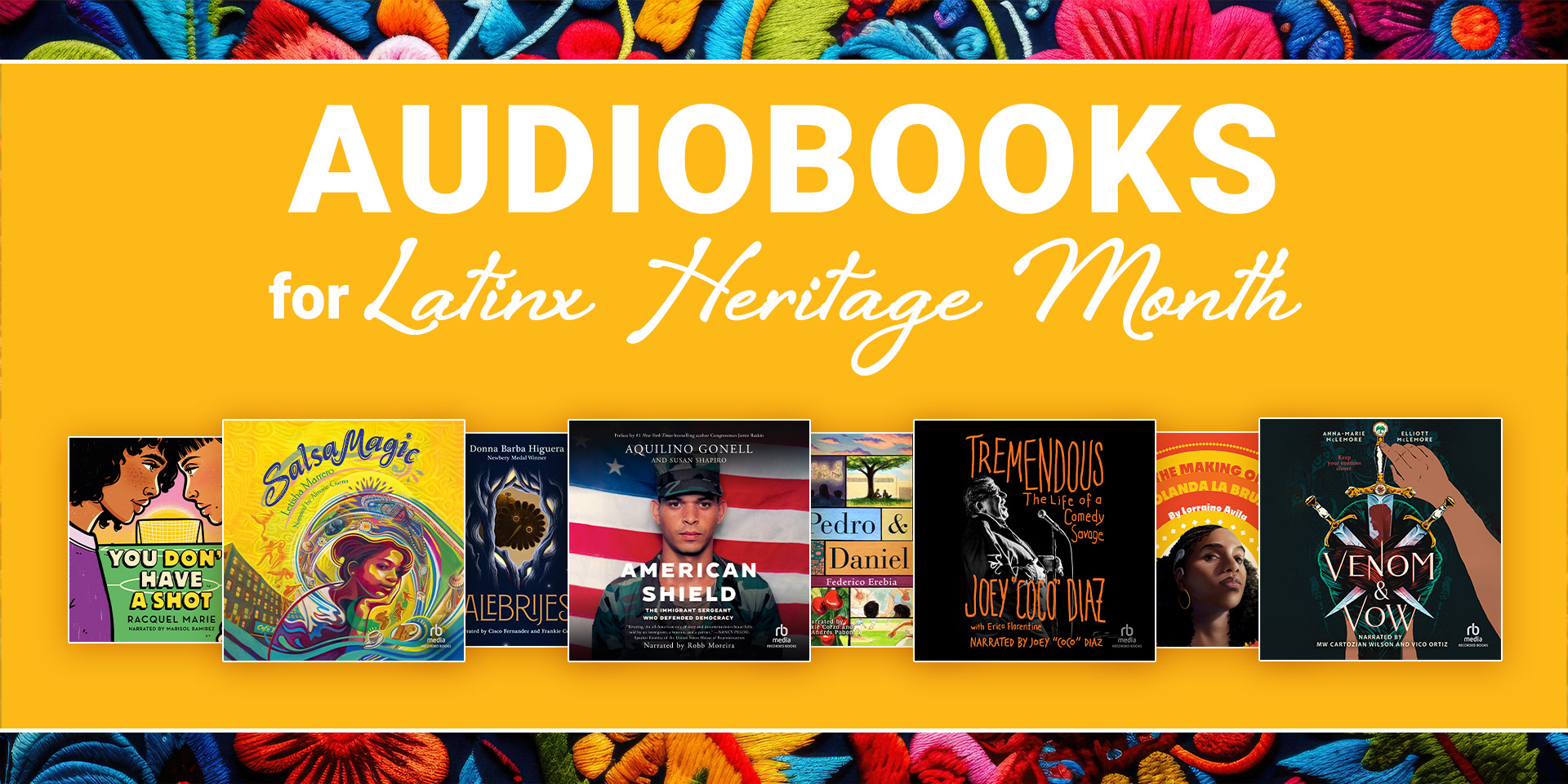 RBmedia | Audiobooks For Latinx Heritage Month