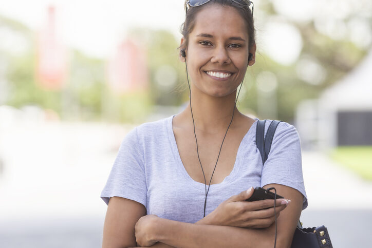 Aboriginal Australian woman portrait