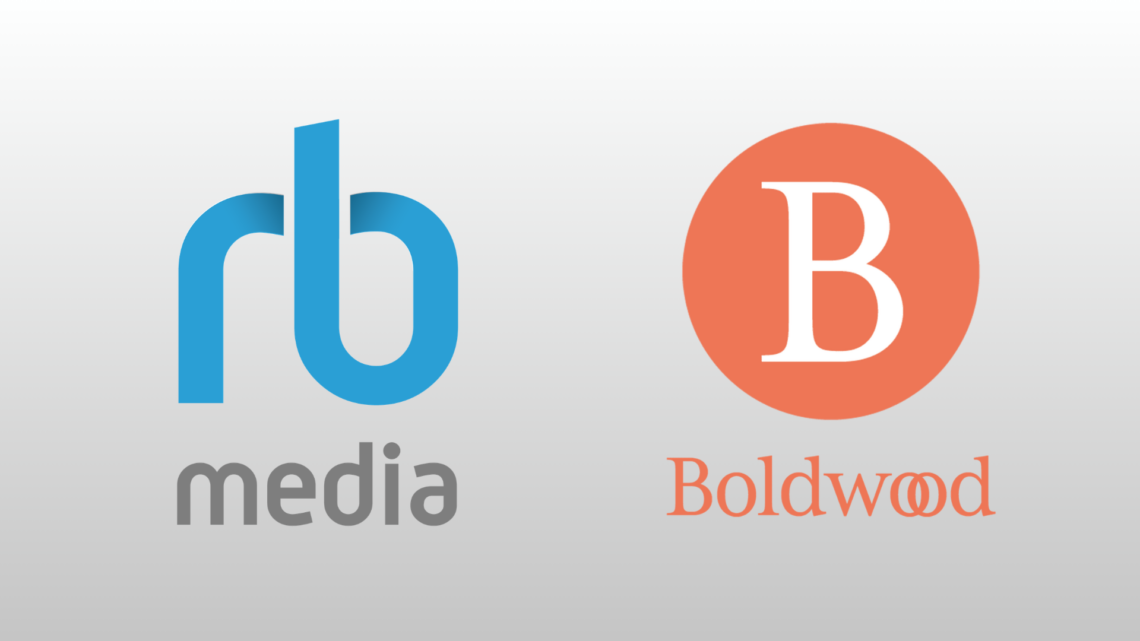 RBmedia and Boldwood logos